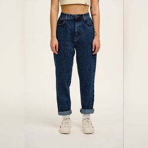 NWT Lucy & Yak Dana Mom Jeans Midwash 32R